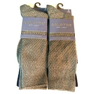 Gold Toe Men’s Socks Size 6 - 12.5 4 Pairs NWT